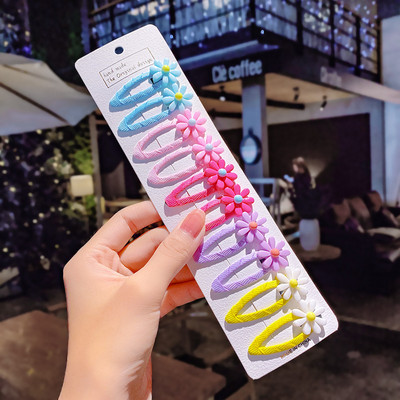 Set kopči za kosu od 10 komada Djevojka Slatke gumice za kosu Dodaci za kosu Mašna Cvijeće Voće pokrivala Ukosnice Traka za kosu iz crtića Ukosnica Ukosnica