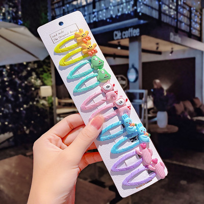 Set kopči za kosu od 10 komada Djevojka Slatke gumice za kosu Dodaci za kosu Mašna Cvijeće Voće pokrivala Ukosnice Traka za kosu iz crtića Ukosnica Ukosnica