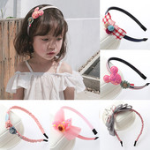 Gumice za kosu slatke djevojke Mašne Trake za kosu pokrivala za glavu sa zubima neklizajuća gumica za kosu Dodaci za kosu Korejska gumica za kosu za bebe Ukras za glavu