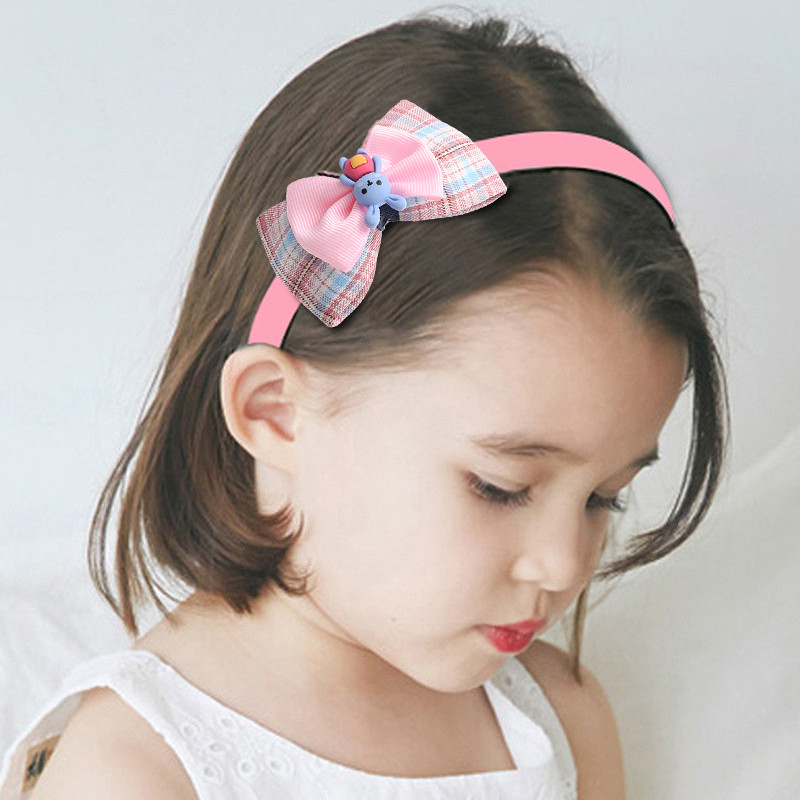 Gumice za kosu slatke djevojke Mašne Trake za kosu pokrivala za glavu sa zubima neklizajuća gumica za kosu Dodaci za kosu Korejska gumica za kosu za bebe Ukras za glavu