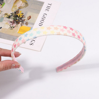 1 kom. Modne svjetlucave trake za kosu u duginim bojama za djevojčice, slatki obruči za kosu, lijepe zvjezdice, trake za glavu za djecu, pokloni, dodaci za kosu