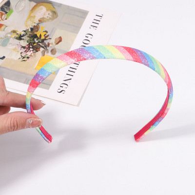 1 kom. Modne svjetlucave trake za kosu u duginim bojama za djevojčice, slatki obruči za kosu, lijepe zvjezdice, trake za glavu za djecu, pokloni, dodaci za kosu