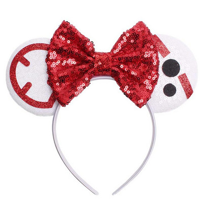 Noua disney prințesa Mickey Minnie bentiță cu paiete flori de Crăciun cosplay bentiță accesorii pentru păr Cadouri pentru petrecerea zilei de naștere