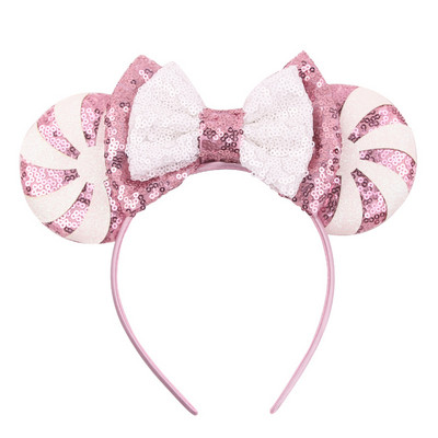 Noua disney prințesa Mickey Minnie bentiță cu paiete flori de Crăciun cosplay bentiță accesorii pentru păr Cadouri pentru petrecerea zilei de naștere