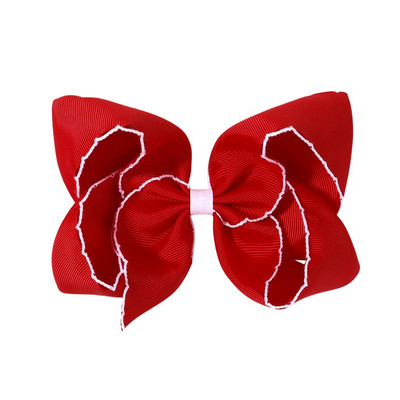 6 inch fundite de culoare solidă agrafe de păr pentru copii, fete, drăguț, cu dungi, cleme de păr, accesorii pentru păr pentru copii