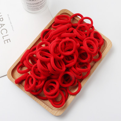 100 komada dječje male gumice za kosu, elastične trake za kosu, korejska pokrivala za glavu u boji slatkiša, dječje uže za kosu, dodaci za kosu, ukrasi