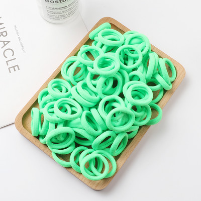 100 komada dječje male gumice za kosu, elastične trake za kosu, korejska pokrivala za glavu u boji slatkiša, dječje uže za kosu, dodaci za kosu, ukrasi