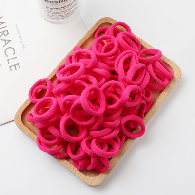 100 komada dječje male gumice za kosu, elastične trake za kosu, korejska pokrivala za glavu u boji slatkiša, dječje uže za kosu, dodaci za kosu, ukrasi