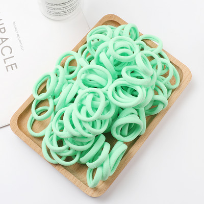 100 komada dječje male gumice za kosu, elastične trake za kosu, korejska pokrivala za glavu u boji slatkiša, dječje uže za kosu, dodaci za kosu, ukrasi