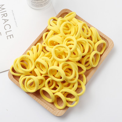 100 komada dječje male gumice za kosu, elastične trake za kosu, korejska pokrivala za glavu u boji slatkiša, dječje uže za kosu, dodaci za kosu, ukrasi