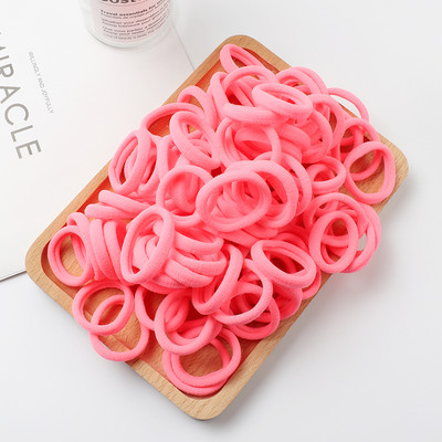 100 komada dječje male gumice za kosu, elastične trake za kosu, korejska pokrivala za glavu u boji slatkiša, dječje uže za kosu, dodaci za kosu, ukrasi