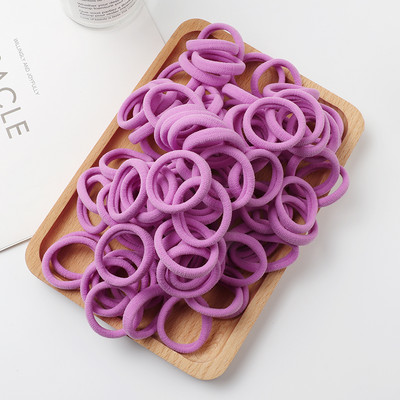 100 komada dječje male gumice za kosu, elastične trake za kosu, korejska pokrivala za glavu u boji slatkiša, dječje uže za kosu, dodaci za kosu, ukrasi