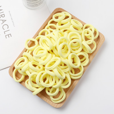 100 komada dječje male gumice za kosu, elastične trake za kosu, korejska pokrivala za glavu u boji slatkiša, dječje uže za kosu, dodaci za kosu, ukrasi