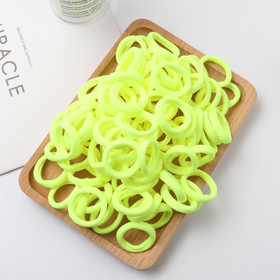 100 komada dječje male gumice za kosu, elastične trake za kosu, korejska pokrivala za glavu u boji slatkiša, dječje uže za kosu, dodaci za kosu, ukrasi