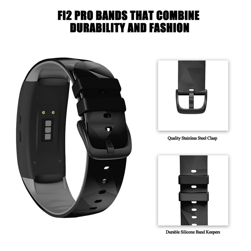 Curea de ceas din silicon pentru Samsung Gear Fit 2 Pro Curea de înlocuire pentru fitness pentru Gear Fit2 SM-R360, brățară pentru ceas inteligent Correa
