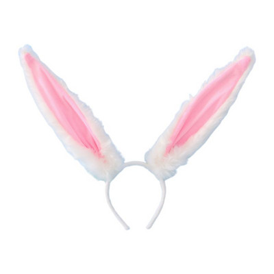 Naiste tüdrukute Lolita Cosplay peapael kohev plüüs, magus pikk jänkukõrvad, bandaan juukserõngas, multifilm, anime peakate