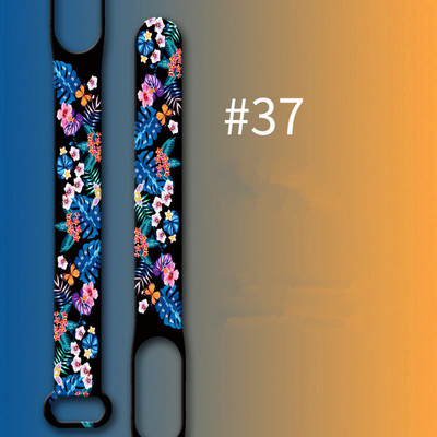 Remen za Xiaomi Mi Band 5 6 7 remen za sat Creative Flowers style Silikonska zamjena za narukvicu za XiaoMi band 3 4 5 narukvicu