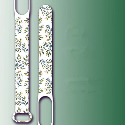 Remen za Xiaomi Mi Band 5 6 7 remen za sat Creative Flowers style Silikonska zamjena za narukvicu za XiaoMi band 3 4 5 narukvicu