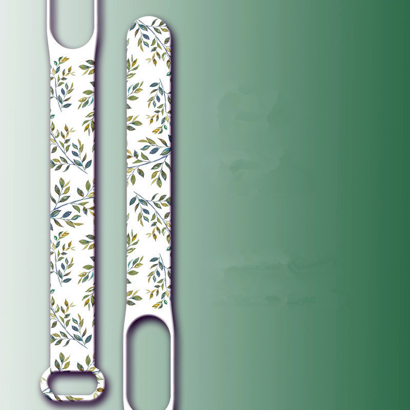 Remen za Xiaomi Mi Band 5 6 7 remen za sat Creative Flowers style Silikonska zamjena za narukvicu za XiaoMi band 3 4 5 narukvicu