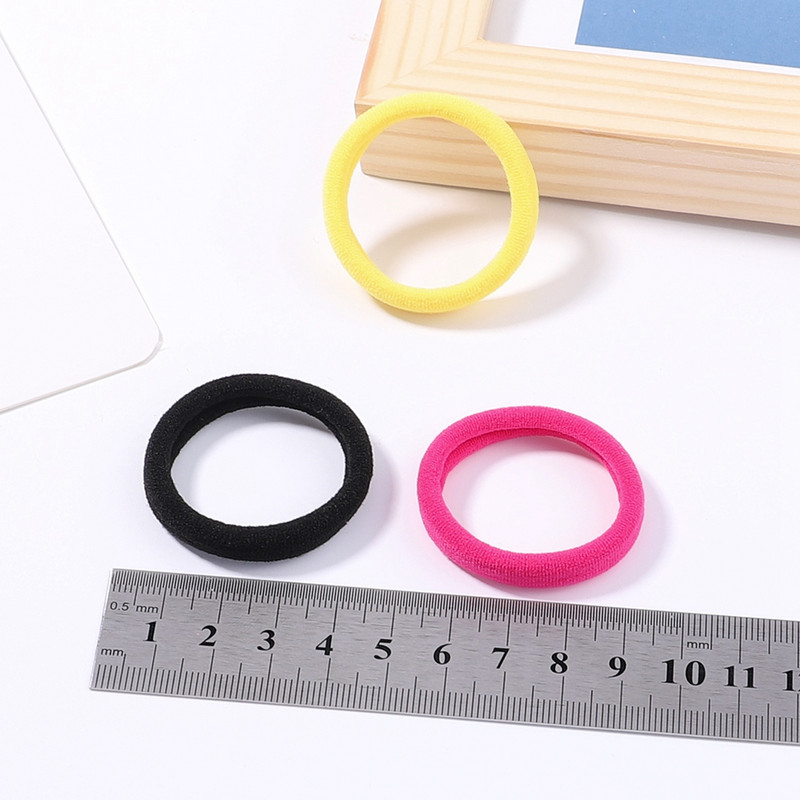 30 kom/set Ženske elastične gumice za kosu Šarene najlonske gumice za djevojčice Traka za glavu Škrunci Dječji držač za rep Dodaci za kosu