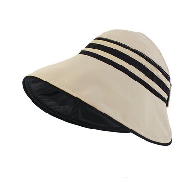 Pălării de soare elegante de vară pentru femei, fete, cu boruri late reglabile, cu protecție Uv, pălărie de plajă, respirabilă, pliabilă, șapcă cu coadă de cal