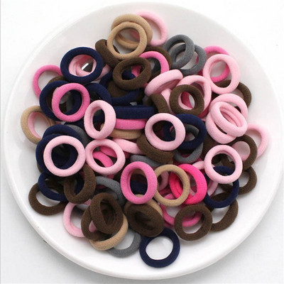 100 kom/lot Mini elastične gumice za kosu u korejskom stilu s konjskim repom, slatka gumica 2 cm, kawaii ukrasi za glavu, dodaci za kosu za djevojčice
