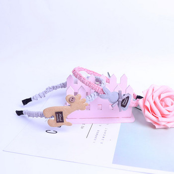 1 ΤΕΜ Εκλεκτή χειροποίητη τσάντα ύφασμα λουλούδι Ζώο κινούμενα σχέδια Παιδική κεφαλόδεσμος αστέρια Μικρή Πριγκίπισσα Μαθητές Κορδέλες κεφαλής
