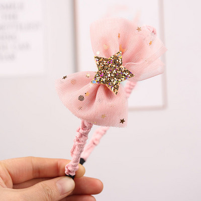 1 KOM. Izvrsna ručno rađena torba od tkanine Cvijet Crtić Životinje Dječja traka za glavu Zvijezde Mala princeza Učenici Trake za kosu Pokrivalo