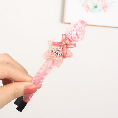 1 KOM. Izvrsna ručno rađena torba od tkanine Cvijet Crtić Životinje Dječja traka za glavu Zvijezde Mala princeza Učenici Trake za kosu Pokrivalo