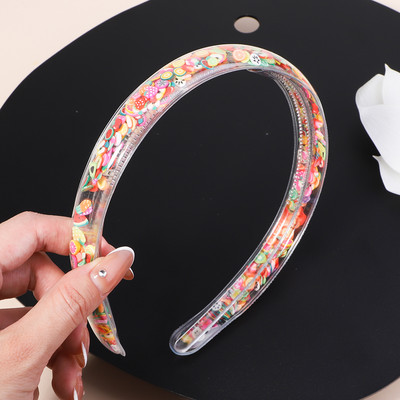 Διαφανείς κορδέλες κεφαλής Quicksand για Παιδιά Παιδικά Κορίτσια Μόδα Glitter Παγιέτες Δόντια Κορδέλες για τα μαλλιά Στεφάνη Αξεσουάρ για τα μαλλιά