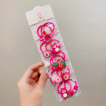 10 τμχ Νέα χαριτωμένα κινούμενα σχέδια Σύννεφα Rainbow Princess Headwear Παιδικά Ελαστικά Μαλλιά Γραβάτες Παιδικές Γραβάτες Αξεσουάρ για κορίτσια Αξεσουάρ για μωρά