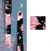 Za Mi Band 7 6 5 4 3 remen Silikonski cvjetni ispis uzorka Blet Za Xiao MI 6 5 4 3 Remen za sat Narukvica Pametni remen za narukvicu