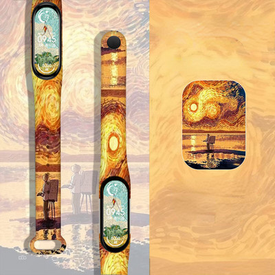 Za Mi Band 7 6 5 4 3 remen Silikonski cvjetni ispis uzorka Blet Za Xiao MI 6 5 4 3 Remen za sat Narukvica Pametni remen za narukvicu