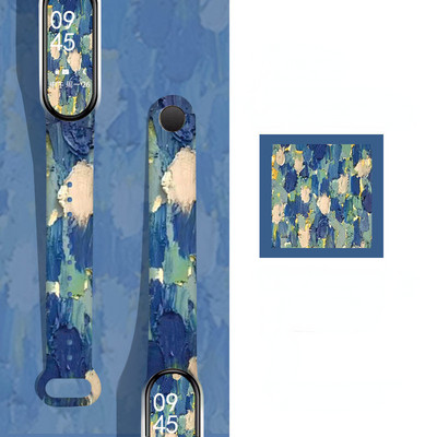 Za Mi Band 7 6 5 4 3 remen Silikonski cvjetni ispis uzorka Blet Za Xiao MI 6 5 4 3 Remen za sat Narukvica Pametni remen za narukvicu