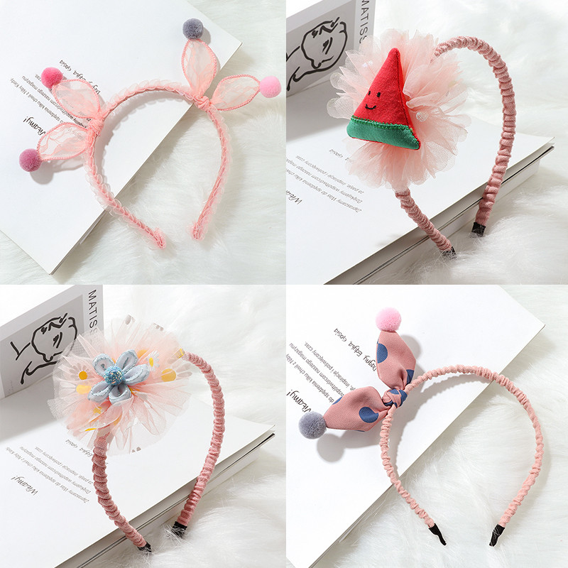 Nova dječja traka za kosu za djevojčicu neklizajuća traka za glavu princeza Tijara od mrežaste pređe Korejski dodaci za kosu beba Traka za glavu Dodaci za kosu