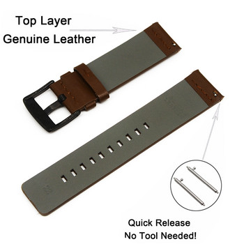 Italy Leather For Huawei Watch GT2 46mm 42mm Ανταλλακτικό Δερμάτινο λουράκι ρολογιού Λουράκι καρπού Έξυπνο ρολόι Αξεσουάρ βραχιόλι GT 2