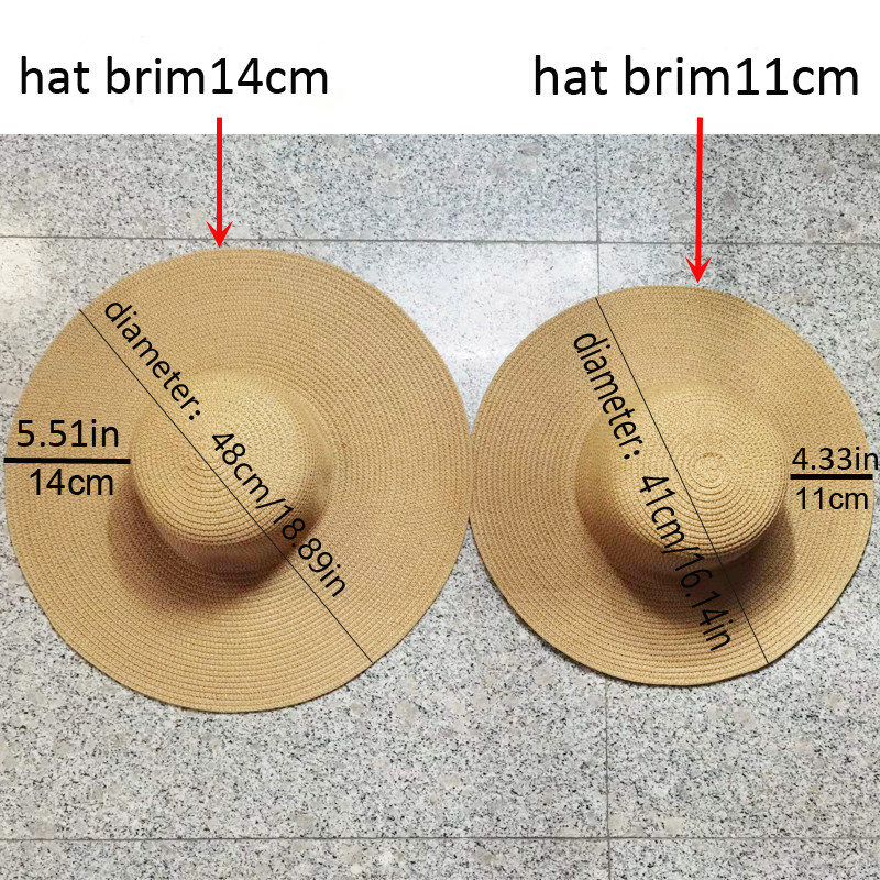 Letný jednoduchý klobúk Floppy Sun Hat Dámsky plážový klobúk so širokým okrajom, dievčenský plážový cestovný skladací slamený klobúk, opaľovací krém, UV ochrana, dámska čiapka