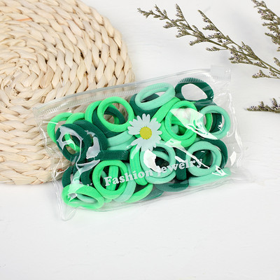 50 komada Šarene najlonske elastične trake za kosu za djevojčice, dječji držač za konjski rep, gumica za glavu, dječji ženski dodaci za kosu