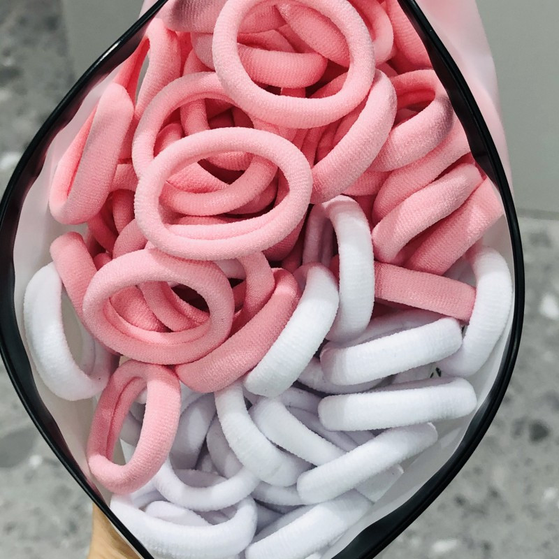 50 komada Šarene najlonske elastične trake za kosu za djevojčice, dječji držač za konjski rep, gumica za glavu, dječji ženski dodaci za kosu