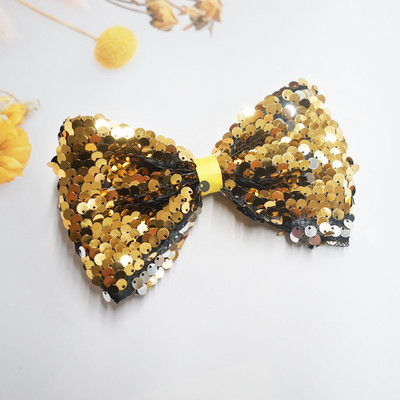 Bling Sparkle Glitter Svečane velike 5 inča šljokice Rainbow Trake Mašne za kosu Aligatorske kopče za djevojčice, malu djecu i djecu