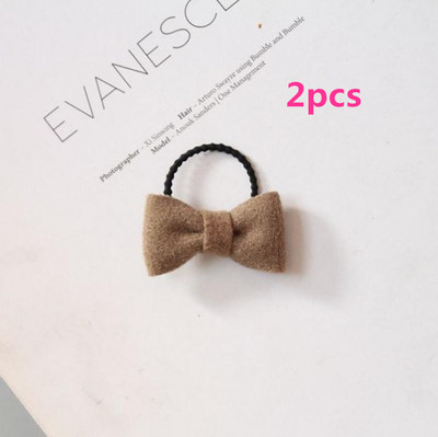 Naujas Velvet Girl velvetas Elastiniai plaukų kaklaraiščiai Guminės juostelės vaikams plaukams guma surišti į uodegą laikikliai Plaukų aksesuarai