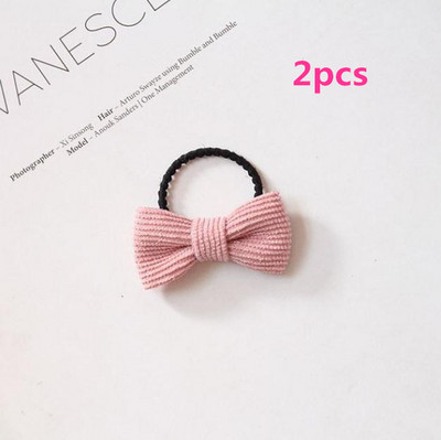 Naujas Velvet Girl velvetas Elastiniai plaukų kaklaraiščiai Guminės juostelės vaikams plaukams guma surišti į uodegą laikikliai Plaukų aksesuarai