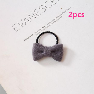 Naujas Velvet Girl velvetas Elastiniai plaukų kaklaraiščiai Guminės juostelės vaikams plaukams guma surišti į uodegą laikikliai Plaukų aksesuarai