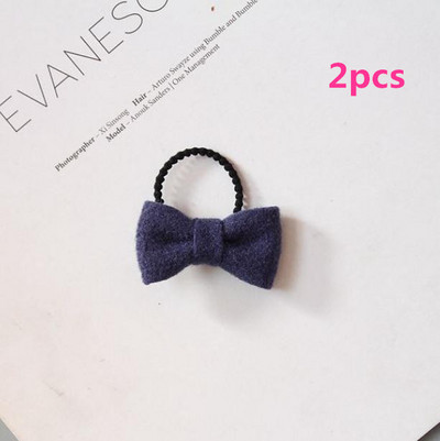 Naujas Velvet Girl velvetas Elastiniai plaukų kaklaraiščiai Guminės juostelės vaikams plaukams guma surišti į uodegą laikikliai Plaukų aksesuarai