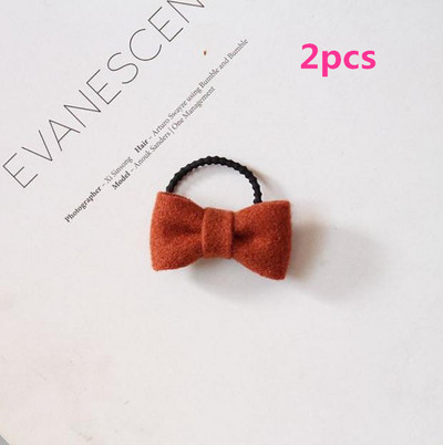 Naujas Velvet Girl velvetas Elastiniai plaukų kaklaraiščiai Guminės juostelės vaikams plaukams guma surišti į uodegą laikikliai Plaukų aksesuarai