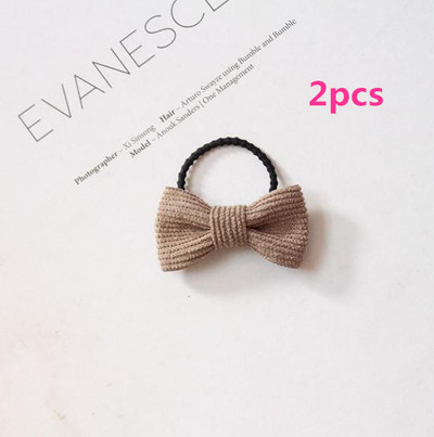 Naujas Velvet Girl velvetas Elastiniai plaukų kaklaraiščiai Guminės juostelės vaikams plaukams guma surišti į uodegą laikikliai Plaukų aksesuarai