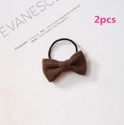 Naujas Velvet Girl velvetas Elastiniai plaukų kaklaraiščiai Guminės juostelės vaikams plaukams guma surišti į uodegą laikikliai Plaukų aksesuarai