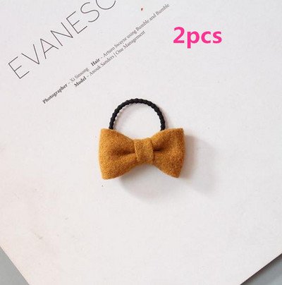 Naujas Velvet Girl velvetas Elastiniai plaukų kaklaraiščiai Guminės juostelės vaikams plaukams guma surišti į uodegą laikikliai Plaukų aksesuarai