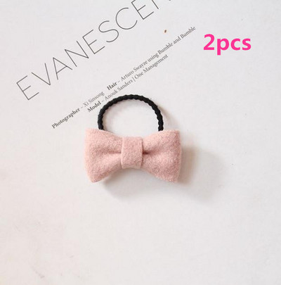 Naujas Velvet Girl velvetas Elastiniai plaukų kaklaraiščiai Guminės juostelės vaikams plaukams guma surišti į uodegą laikikliai Plaukų aksesuarai