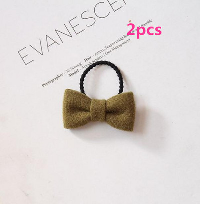 Naujas Velvet Girl velvetas Elastiniai plaukų kaklaraiščiai Guminės juostelės vaikams plaukams guma surišti į uodegą laikikliai Plaukų aksesuarai